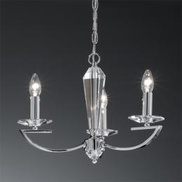 211-4368 Astori LED 3 Light Ceiling Light Polished Chrome 