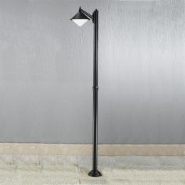 211-4512 Santoro LED Outdoor Lamp Post Matt Black 