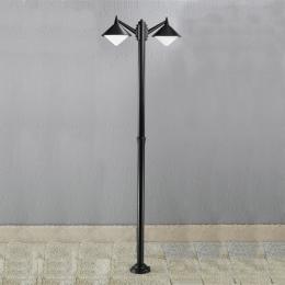 211-4513 Santoro LED Outdoor Lamp Post Matt Black 