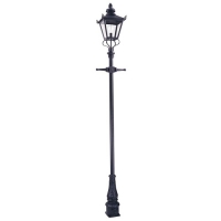 180-4567 Granelli LED Large Outdoor Lamp Post Black