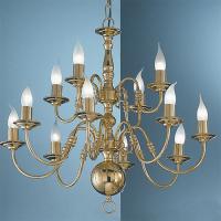 211-467 Daniele LED 12 Light Ceiling Light Polished Brass