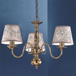 211-471 Daniele LED 3 Light Ceiling Light Polished Brass 