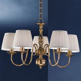 211-473 Daniele LED 5 Light Ceiling Light Polished Brass 