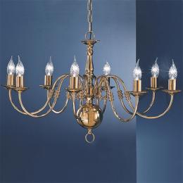 211-475 Daniele LED 8 Light Ceiling Light Polished Brass 