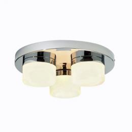 731-4918 Pavesi LED Bathroom Ceiling Light Polished Chrome 