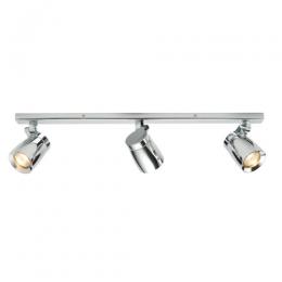 731-4930 Lavazza LED 3 Light Bathroom Wall or Ceiling Light Polished Chrome 