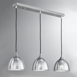 211-4987 Vitarelli LED 3 Light Pendant Light Satin Nickel 