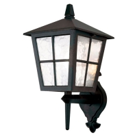 180-5298 Canali LED Period Outdoor Wall Lantern Black