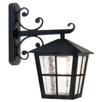 180-5299 Canali LED Period Outdoor Wall Lantern Black