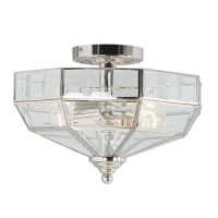 180-5304 Olmo LED Semi-Flush Ceiling Light Polished Nickel