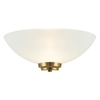 734-5999 Victoria LED Wall Uplighter Antique Brass