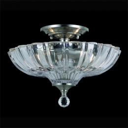 340-6047  LED Semi-Flush Ceiling Light Satin Nickel 