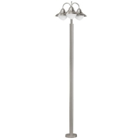 163-6324  LED Outdoor 3 Headed Lamp Post Stainless Steel