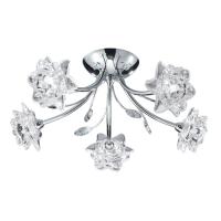 741-6562 Belli LED 5 Light Semi-Flush Ceiling Light Polished Chrome