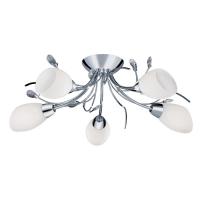 741-6580 Garlini LED 5 Light Semi-Flush Ceiling Light Polished Chrome