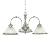 741-6654 Amedeo LED 3 Light Ceiling Light Satin Silver Finish