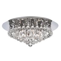 741-6664 Iaconi LED Medium Semi-Flush Ceiling Light Polished Chrome