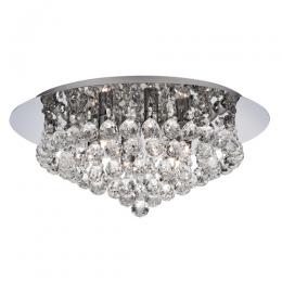 741-6664 Iaconi LED Medium Semi-Flush Ceiling Light Polished Chrome 