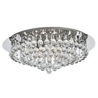 741-6665 Iaconi LED Large Semi-Flush Ceiling Light Polished Chrome