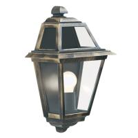 741-6860 Nina LED Outdoor Half Wall Lantern Brown Gold Finish