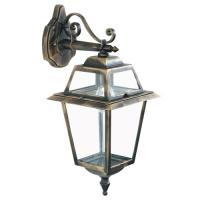 741-6861 Nina LED Outdoor Wall Lantern Brown Gold Finish