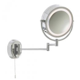 741-6916  LED Bathroom Mirror Wall Light Polished Chrome 