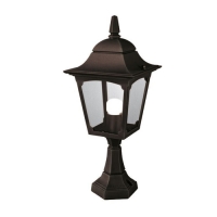 180-6985 Chimenti LED Outdoor Pedestal Lantern Black