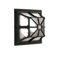 180-6988 Chimenti LED Outdoor Flush Ceiling or Wall Light Black