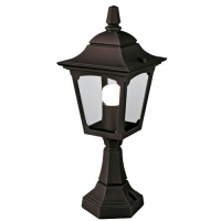 180-6991 Chimenti LED Outdoor Pedestal Lantern Black