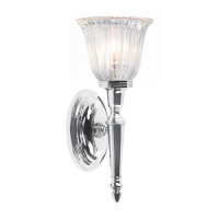 180-7024 Dragna LED Bathroom Wall Light Polished Chrome