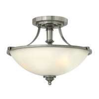 186-7029 Trussardi LED Semi-Flush Ceiling Light Antique Nickel