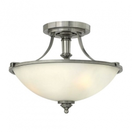 186-7029 Trussardi LED Semi-Flush Ceiling Light Antique Nickel 