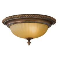 184-7040 Lanza LED Flush Ceiling Light Bronze Finish