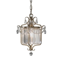 184-7063 Gianetti LED 1 Light Ceiling Light Gilded Silver Finish