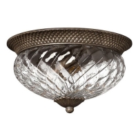 186-7106 Pisani LED Flush Ceiling Light Pearl Bronze Finish