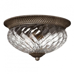 186-7106 Pisani LED Flush Ceiling Light Pearl Bronze Finish 