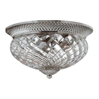 186-7112 Pisani LED Flush Ceiling Light Polished Antique Nickel Finish