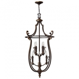 186-7124 Pivetti LED 8 Light Unglazed Lantern Old Bronze Finish 