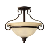 186-7130 Celestini LED Semi-Flush Ceiling Light Antique Bronze