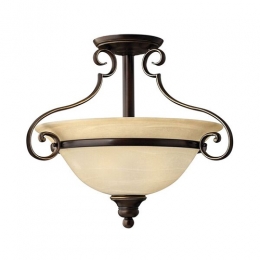 186-7130 Celestini LED Semi-Flush Ceiling Light Antique Bronze 