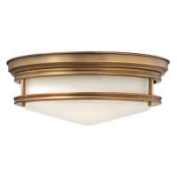 186-7136 Lanzini LED Flush Ceiling Light Brushed Bronze