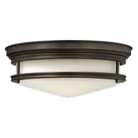 186-7137 Lanzini LED Flush Ceiling Light Rubbed Bronze