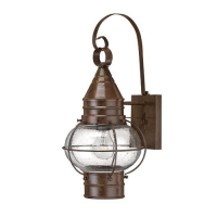 186-7161 Campori LED Outdoor Medium Wall Lantern Sienna Bronze Finish