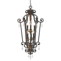 188-7174 Marcolini LED 6 Light Unglazed Lantern Heirloom Finish