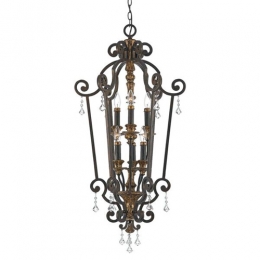 188-7174 Marcolini LED 6 Light Unglazed Lantern Heirloom Finish 