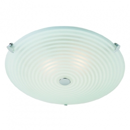 734-7340 Rigano LED Flush Ceiling Light Polished Chrome 