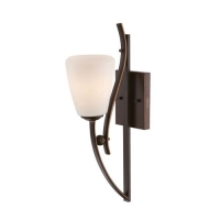 188-7467 Checci LED Large1 Light Wall Light Palladian Bronze Finish