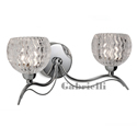 208-8016  LED 2 Light Wall Light Polished Chrome