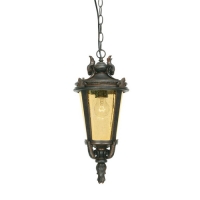 180-8078 Barilla LED Medium Outdoor Soffit Lantern Weathered Bronze Patina