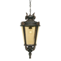 180-8079 Barilla LED Large Outdoor Soffit Lantern Weathered Bronze Patina